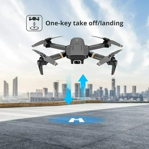 V4 Drone With 1080p Camera Foldable Quadcopter FPV Live Video