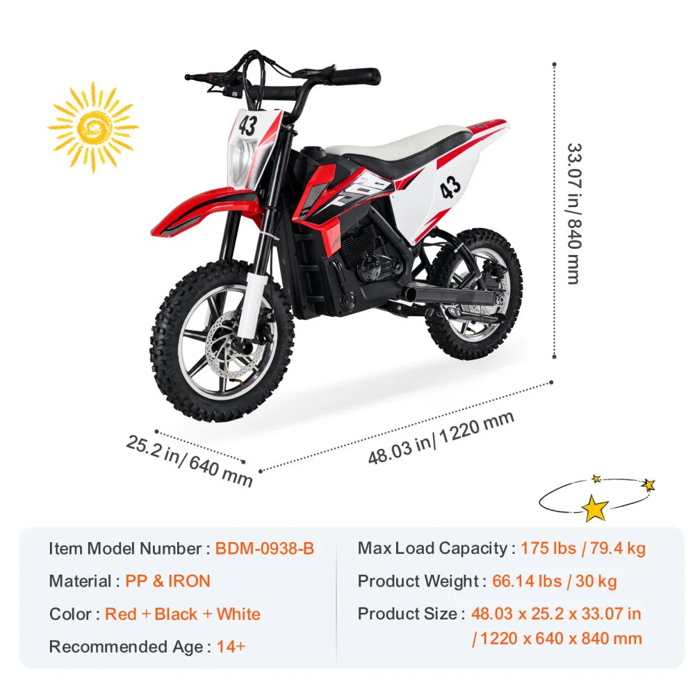 Jueshuai Outdoor 36V Kids Electric Motorcycle Ride On Toy