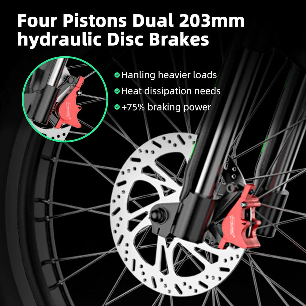 6000W Electric Dirt Bike 60V 25Ah With Dual Hydraulic Brakes
