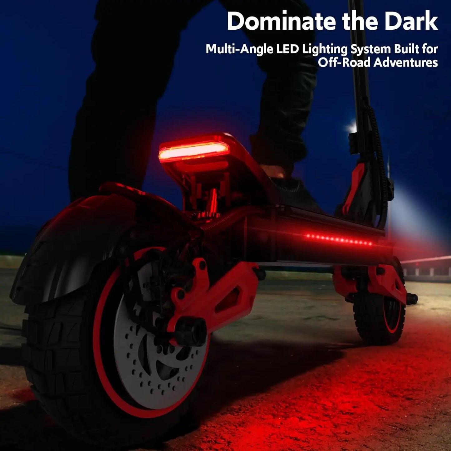 Electric Scooter 1600W 48V 18Ah Folding Off Road 32 MPH