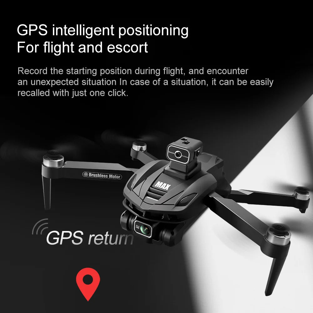 V168 Max Mini Drone Dual Cameras 5G WiFi FPV Remote