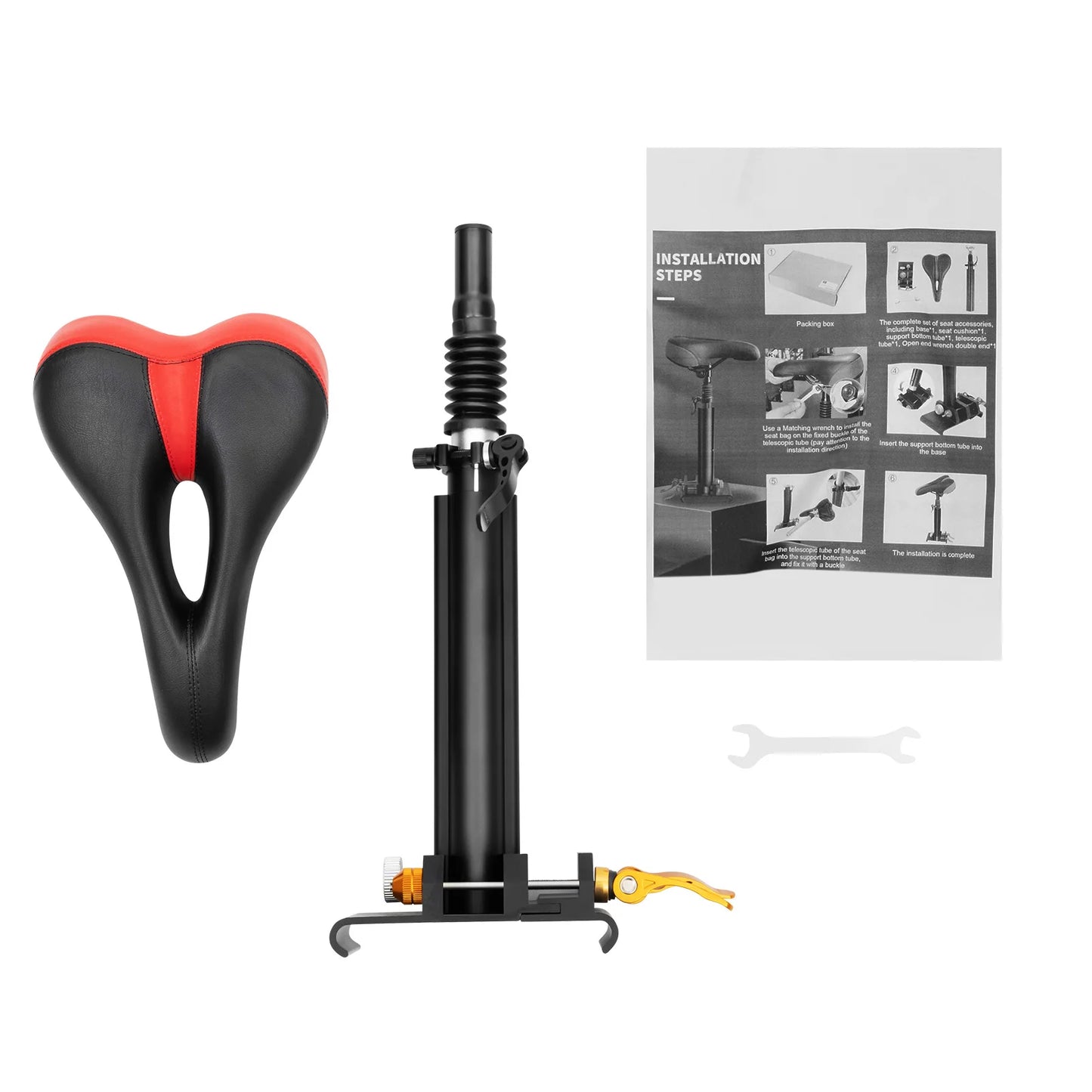 Scooter Seat Cushion For Xiaomi M365 Foldable Shock Absorbing Saddle