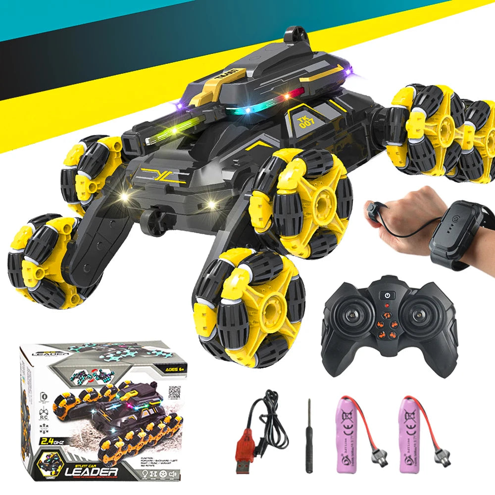 RC Stunt Car Double Sided Flip Remote Control High Speed