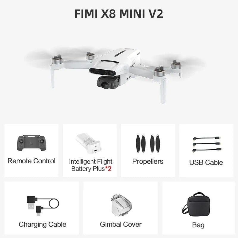 Ishowtienda Fimi X8 Mini V2 Quadcopter Featuring 4K Camera EIS