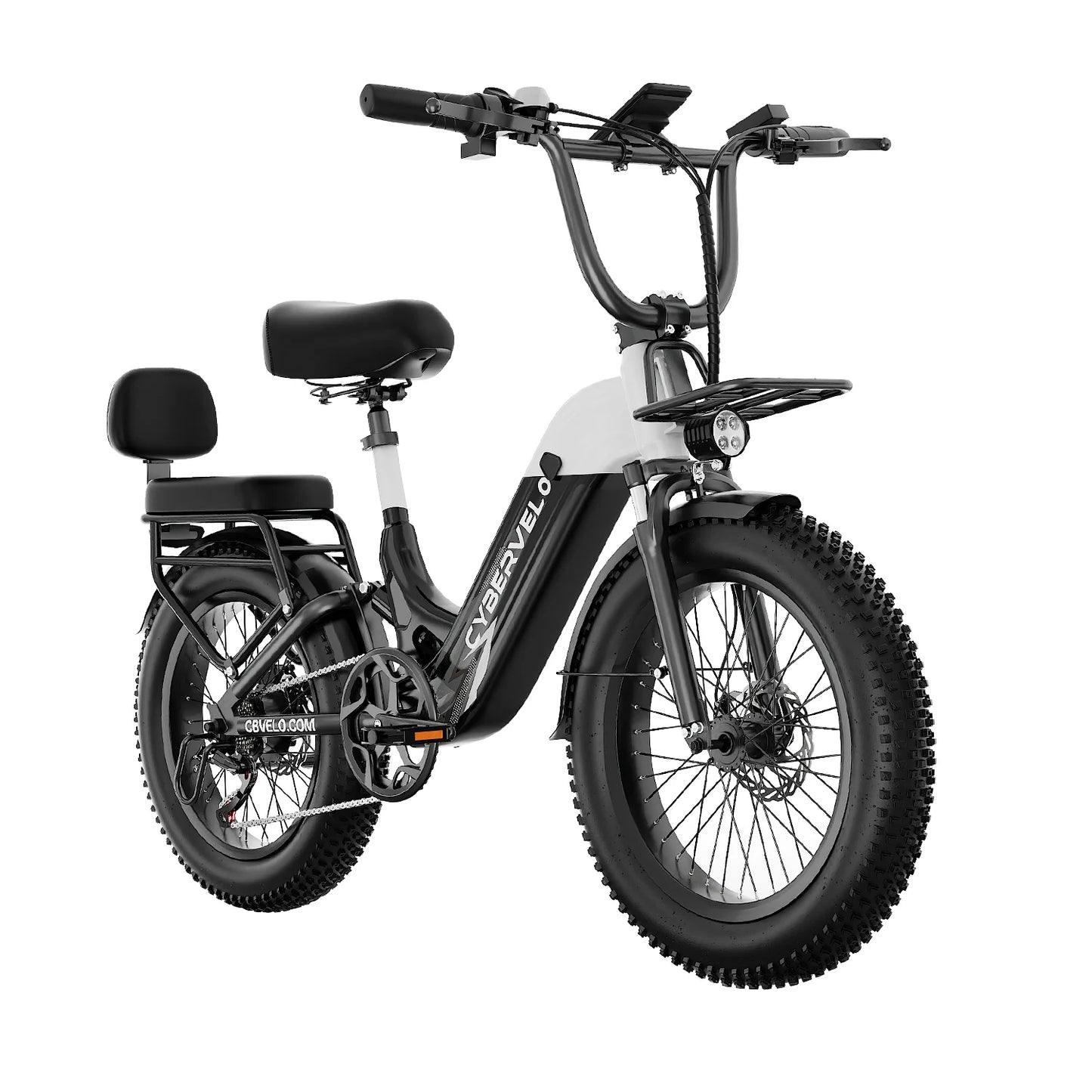 CYBERVELO Electric Fat Tire Bike EK12 48V Removable Battery