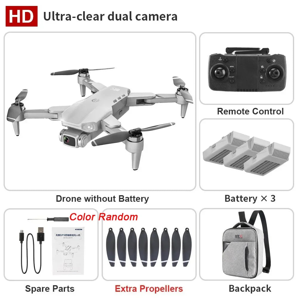 QJ L900Pro GPS Drone Dual 4K Camera 5G WiFi Foldable