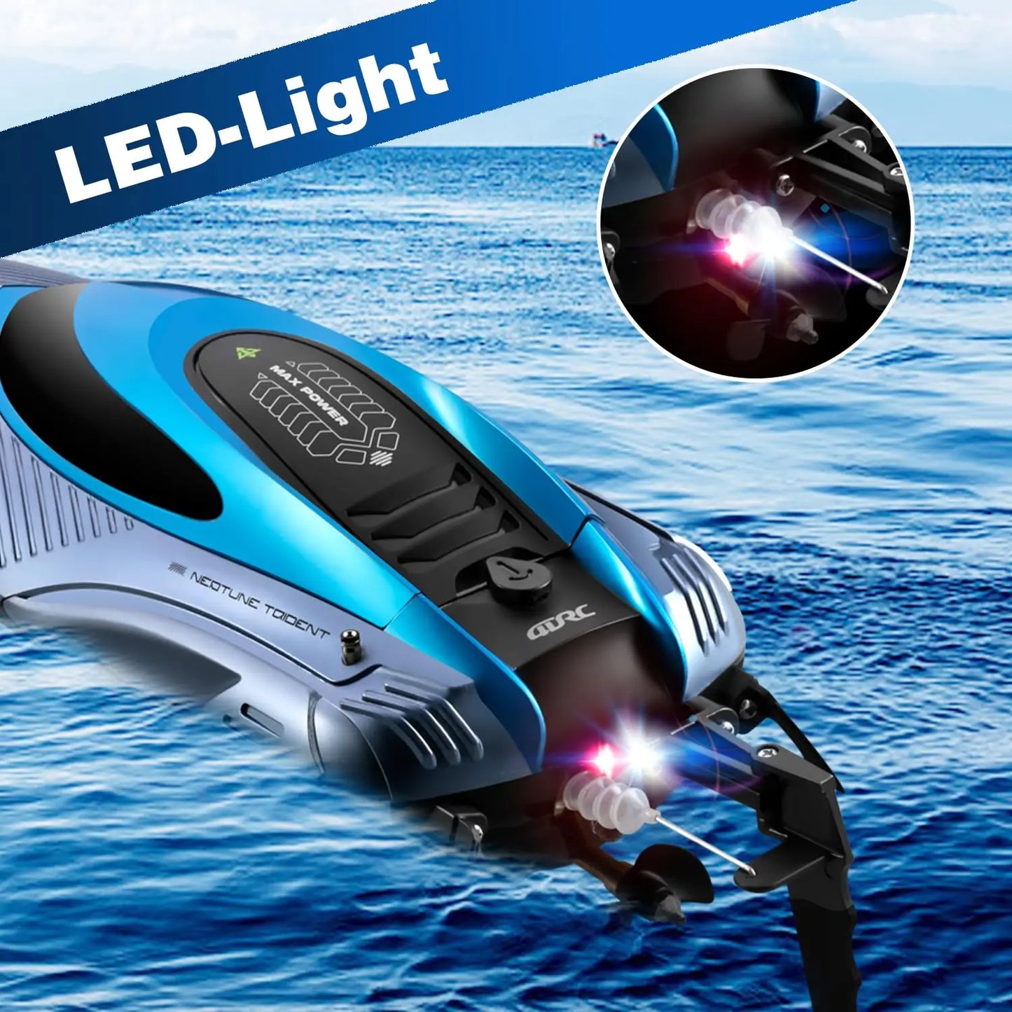 4DRC S3 45kmh Water Cooled High Speed RC Boat Outdoors