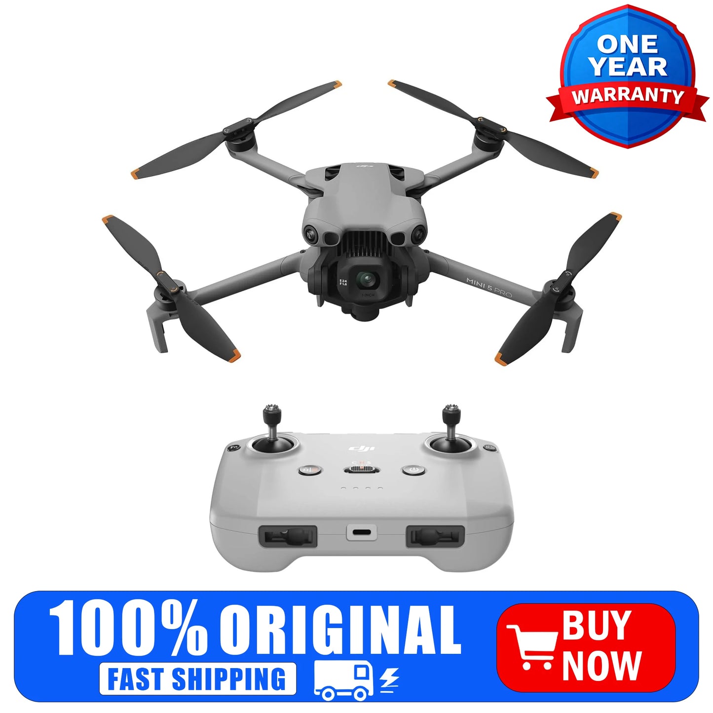 DJI Mini 5 Pro Drone With 1-Inch CMOS Camera Omnidirectional