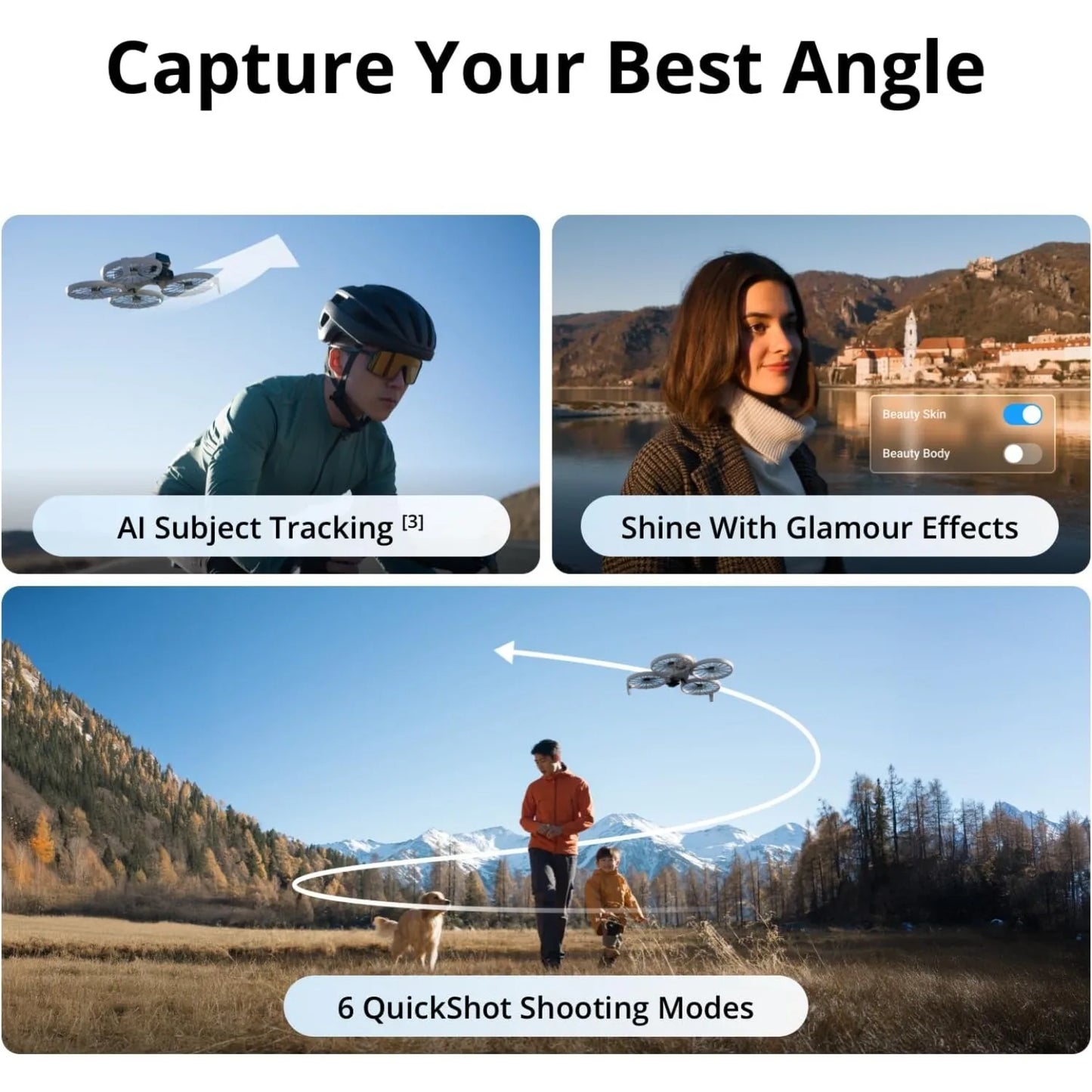DJI Flip Drone With 4K Camera And RC Screen Controller