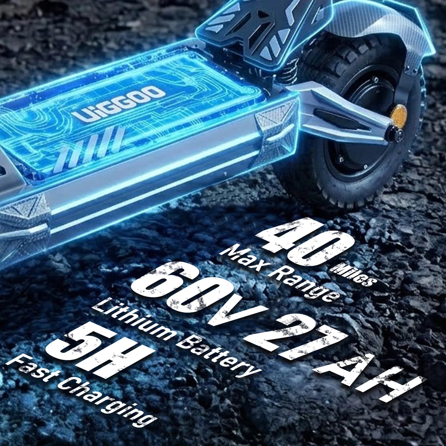EOEOTWO Dual 4000W Electric Scooter For Adults 60V Off Road