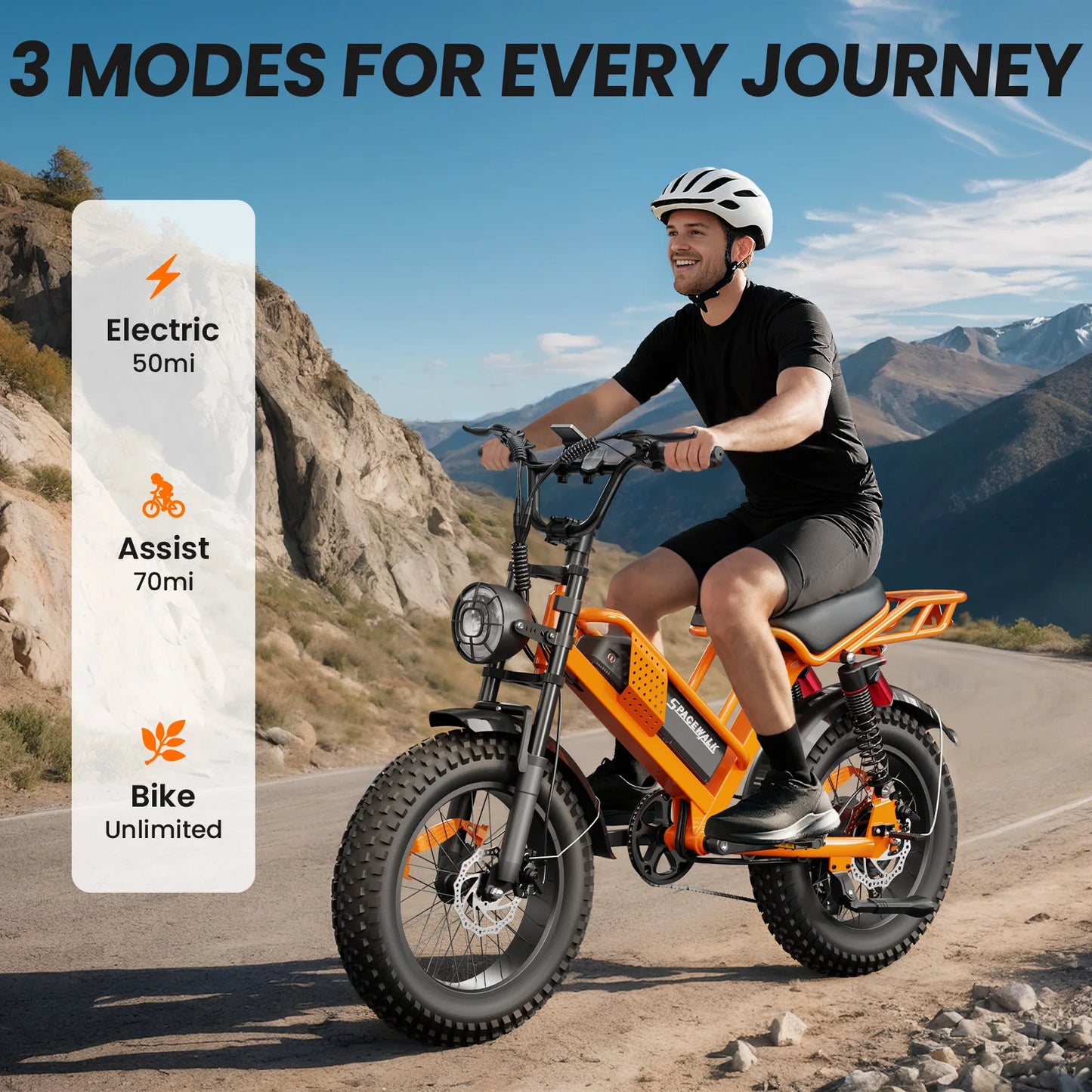 EILLEO SPACEWALK Electric Bike M7 For Teens 750W Motor