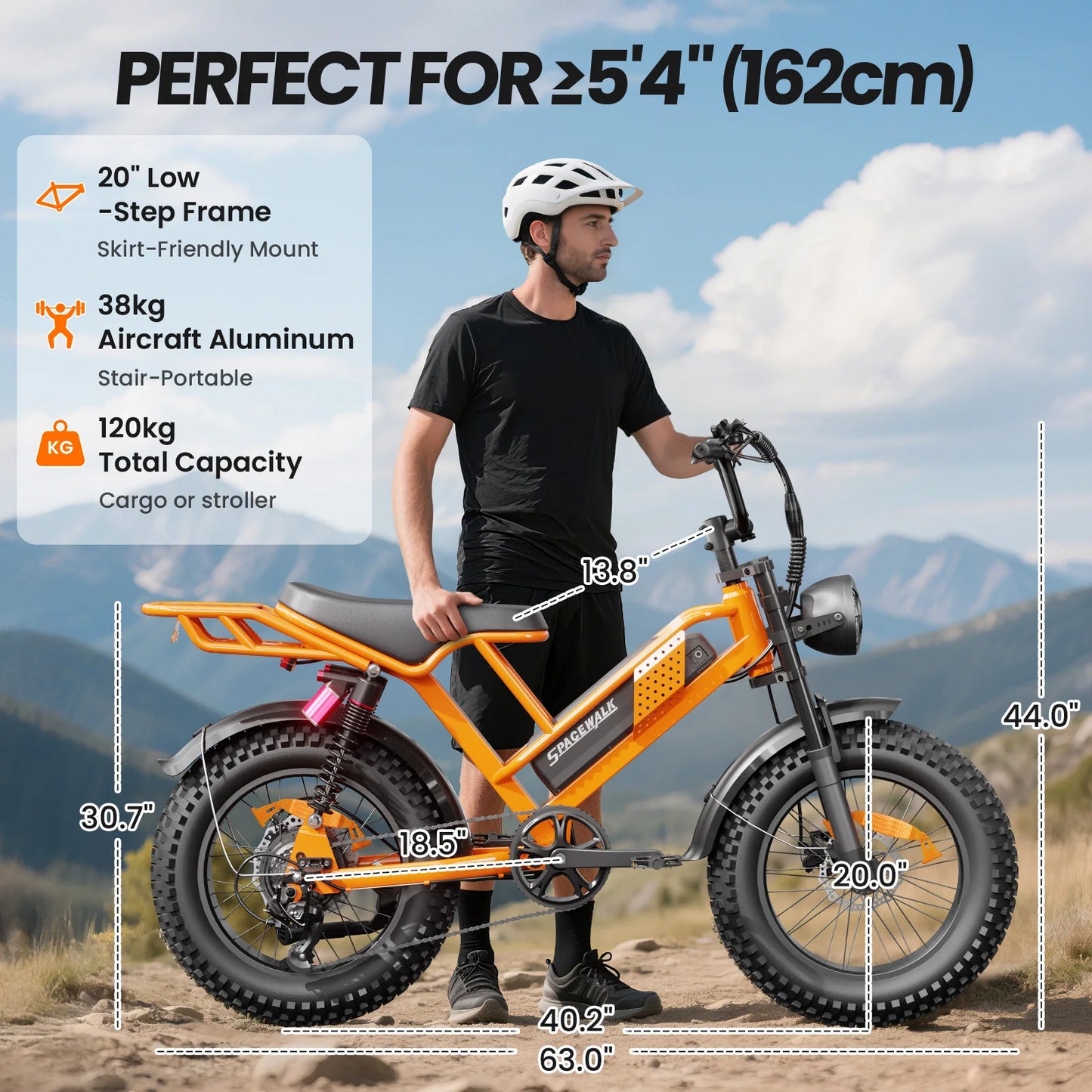 EILLEO SPACEWALK Electric Bike M7 For Teens 750W Motor