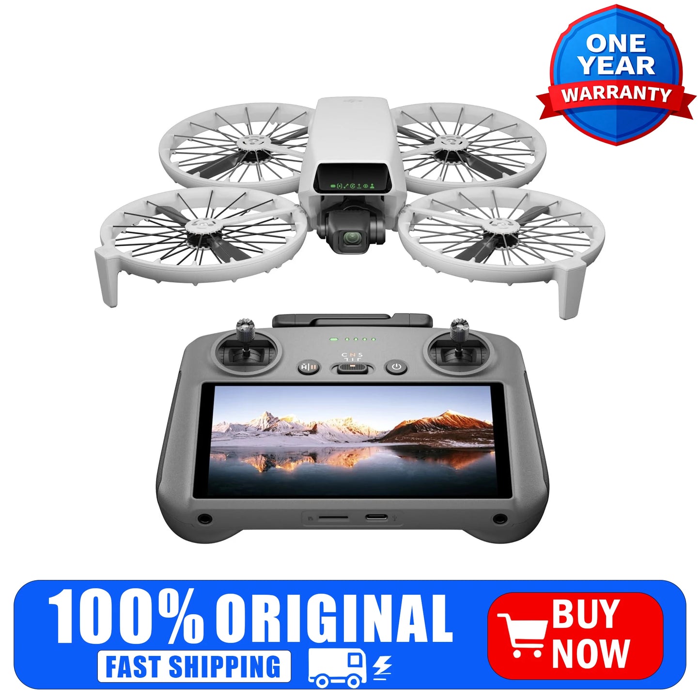 DJI Flip Drone With 4K Camera And RC Screen Controller
