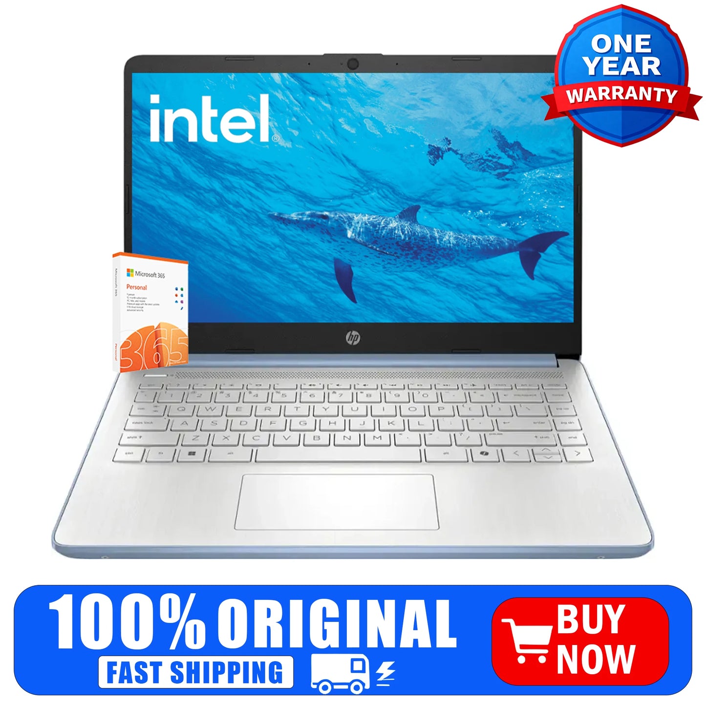 HP Laptop Intel Celeron N150 128GB Windows 11 S Mode