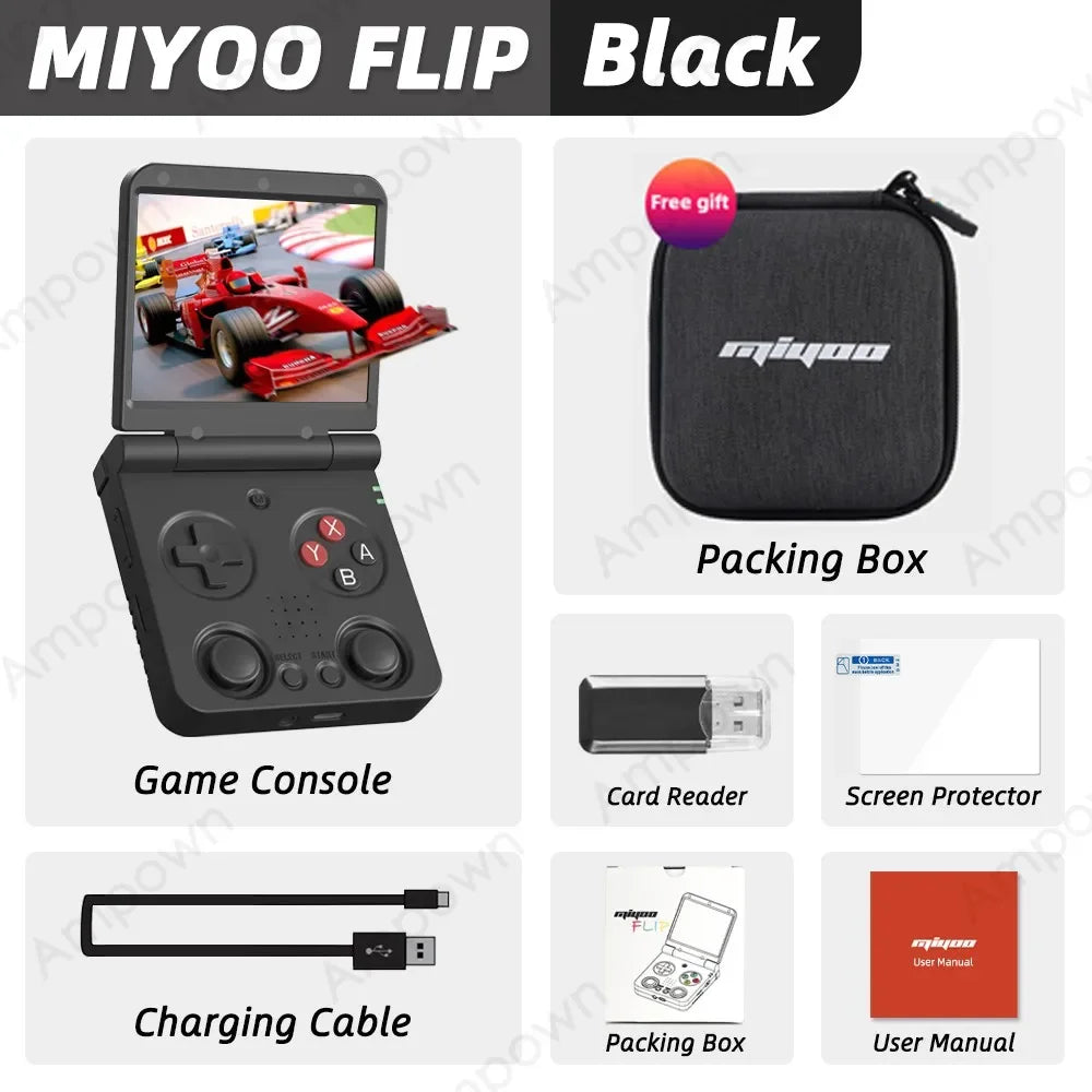 MIYOO Flip V2 Handheld Console With Onion OS Linux System