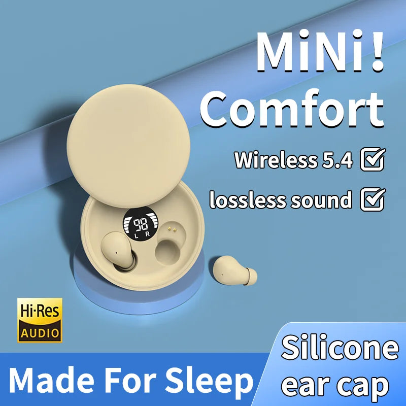 SHUKE Wireless Bluetooth Earbuds Sleep Headphones With Microphone Waterproof