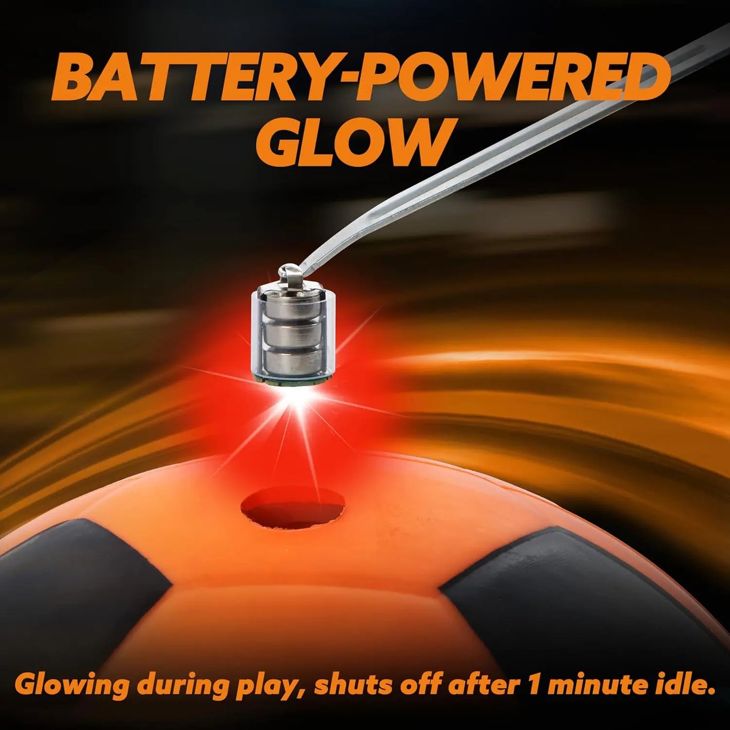 Joyfy Glow in the Dark Light Up Soccer Ball