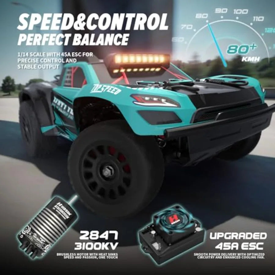 Brushless Fast RC Car For Adults 50mph All Terrain