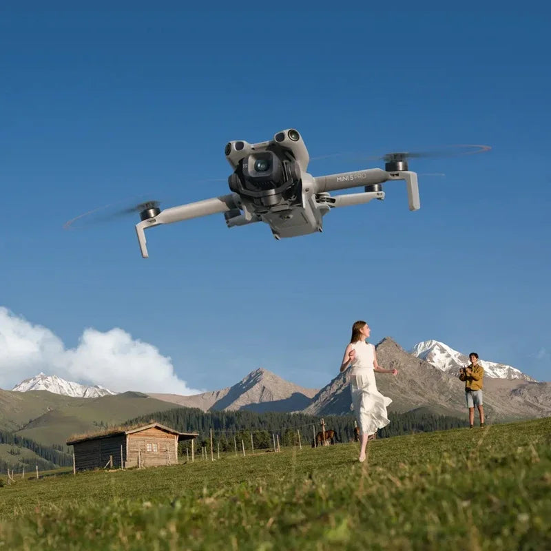DJI Mini 5 Pro Drone With Omnidirectional Sensing Battery Life