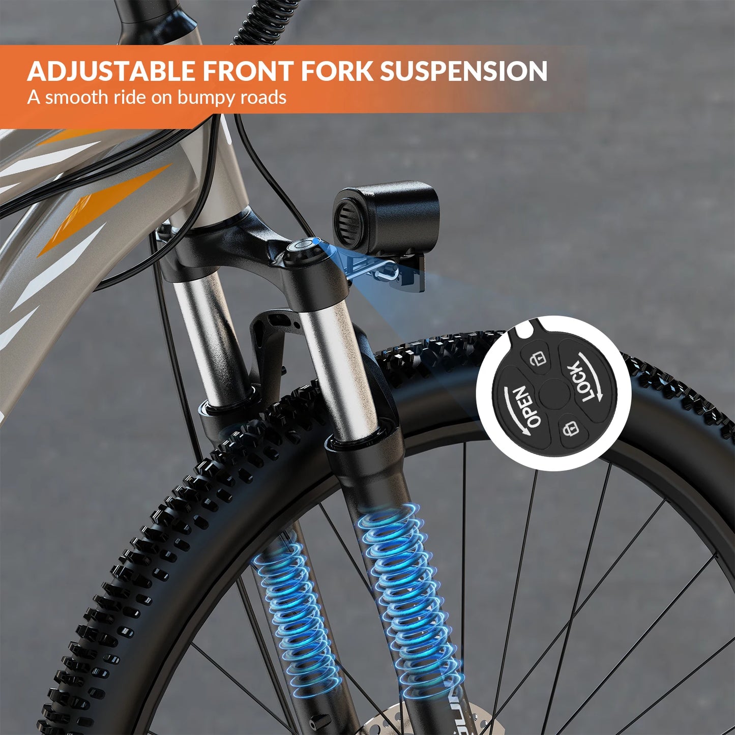5TH WHEEL AB17 Electric Bike With 700W Peak Motor And LCD Display
