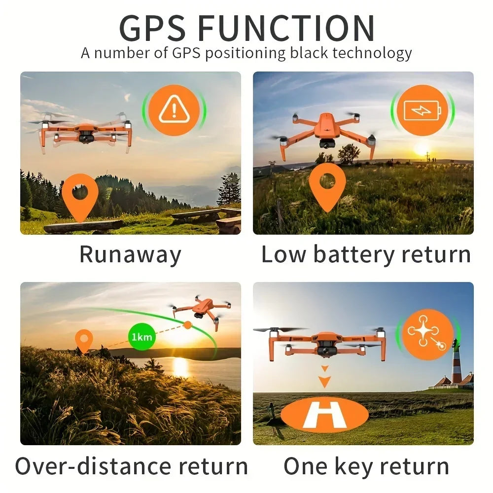 QJB KF102 4K UltraHDPro GPS Drone With 2 Axis Gimbal