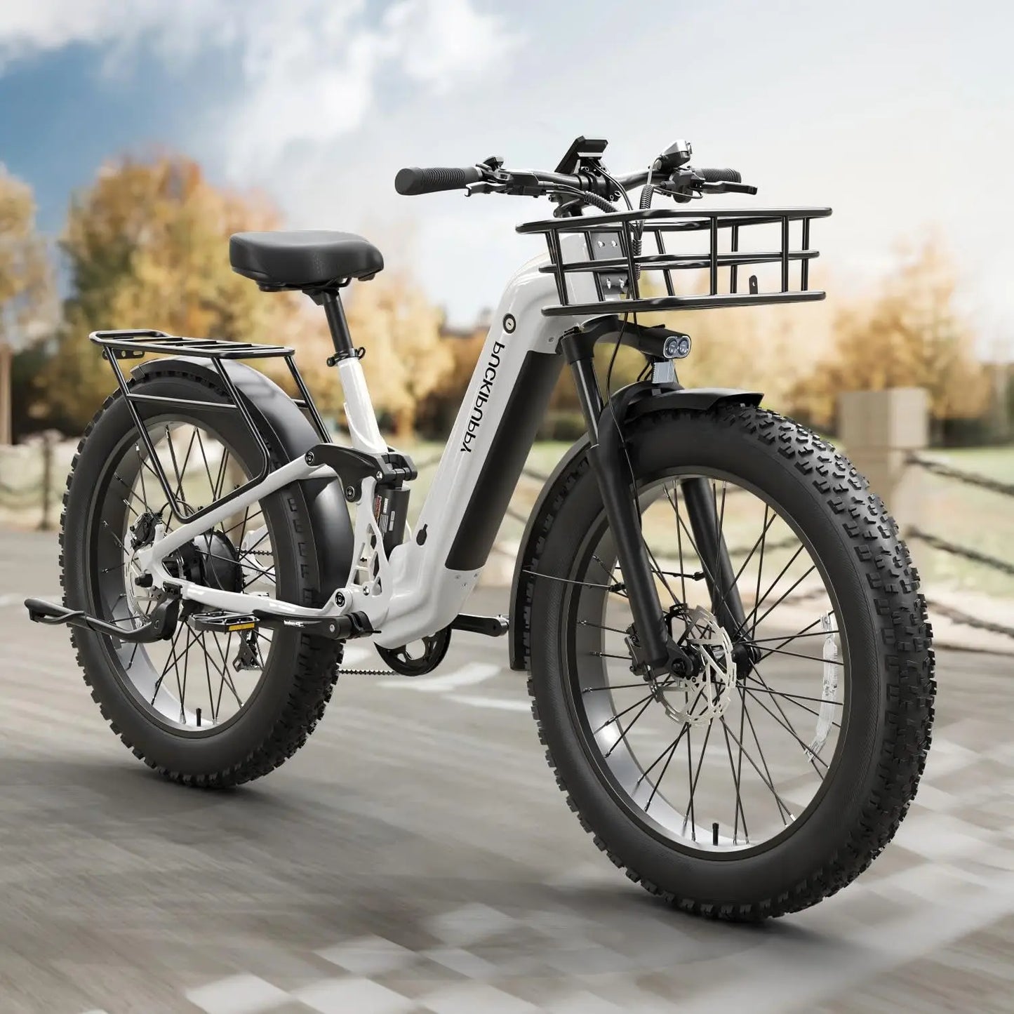 PUCKIPUPPY Boxer-ST 960W Electric Bike Fat Tire 48V Full Suspension