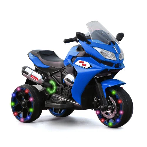 Jueshuai Outdoor 12V Electric Kids Motorcycle LED Lights Bluetooth Music