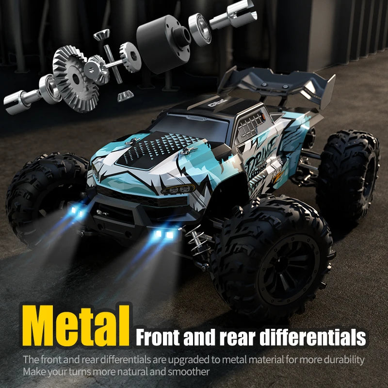 WLtoys 16101 Pro 4WD RC Vehicle With LED Lights 75KMH