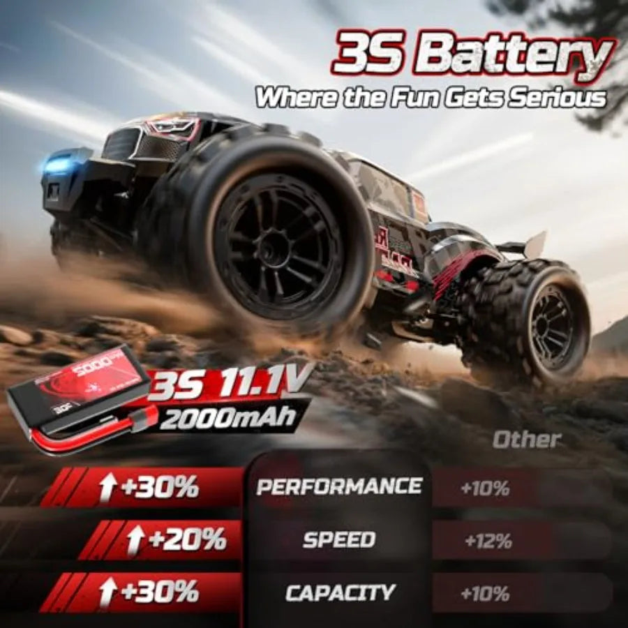 Brushless 4WD RC Car For Adults Waterproof Off Road Terrain