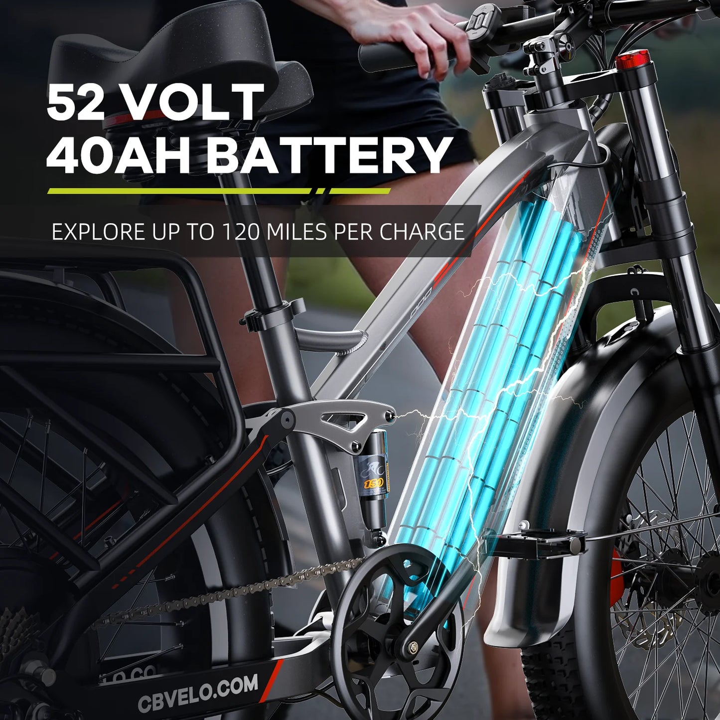 CYBERVELO Power EK9 5000W Electric Bike Off Road Long Range