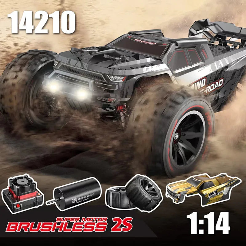 JIUSI 1/14 RC Car 4WD Remote Control Off Road Truck