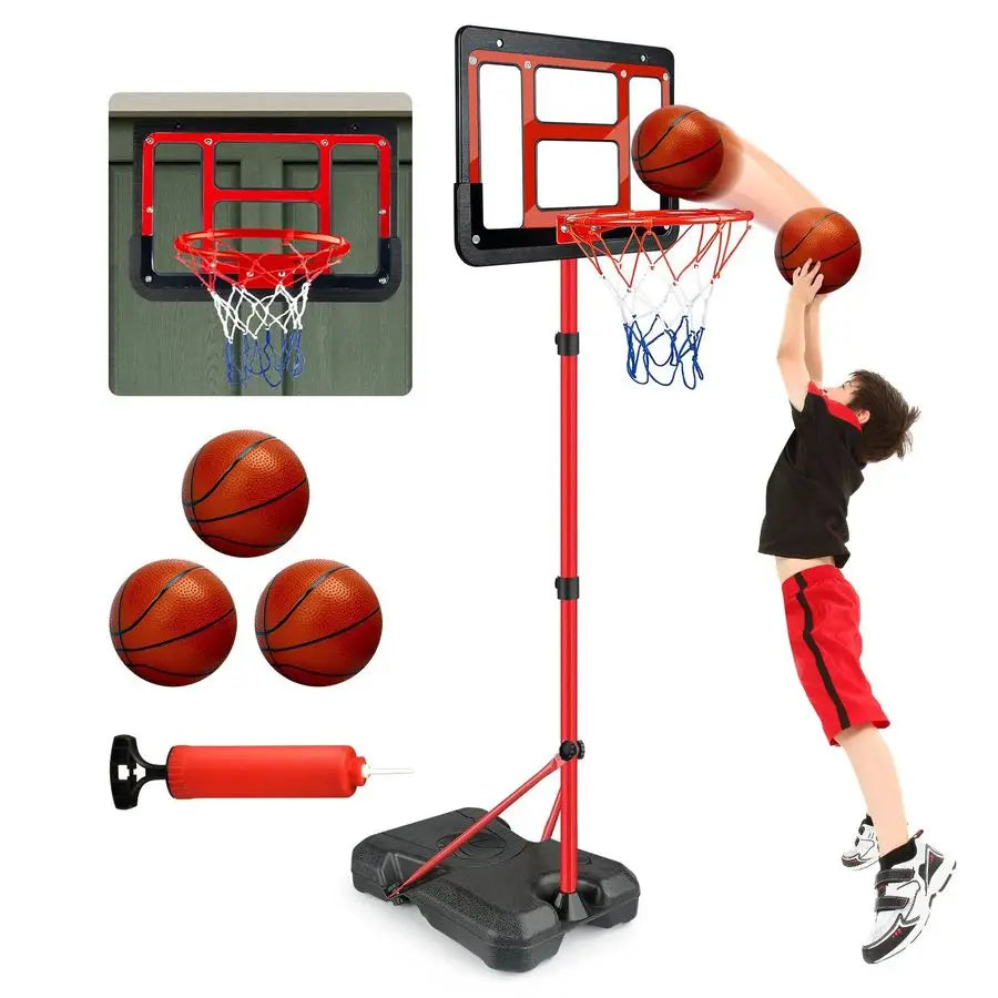 Kids Adjustable Height Mini Basketball Hoop For Kids