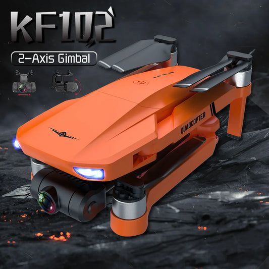 QJ KF102 4K GPS Drone 2-Axis Gimbal WiFi FPV Foldable