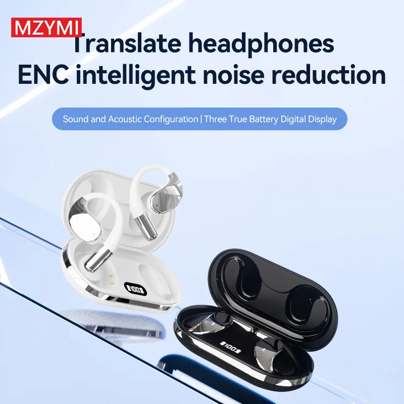 INMAS Q39 AI Translation Wireless Earphones ENC With Bluetooth Headset
