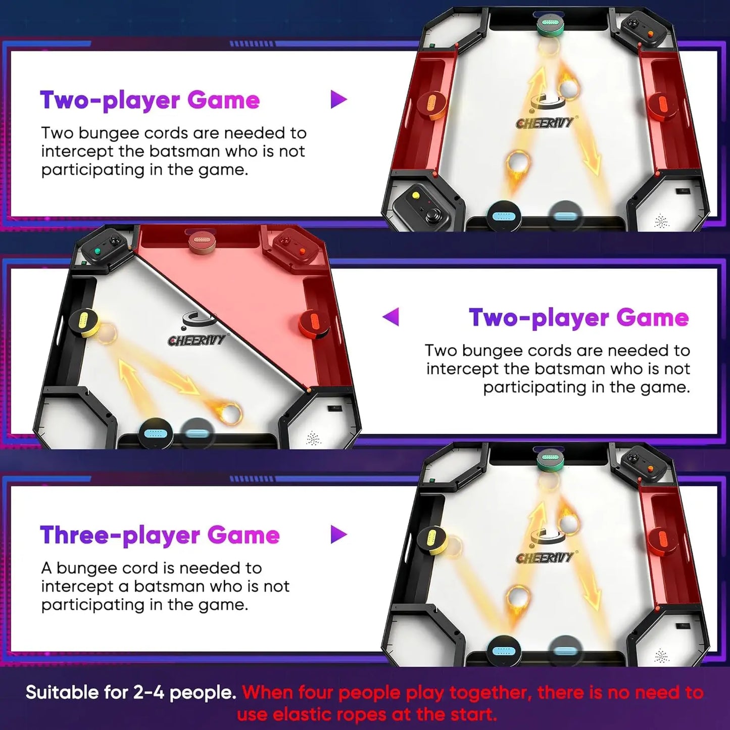 Sling Puck Table Game With Points System For Family Fun