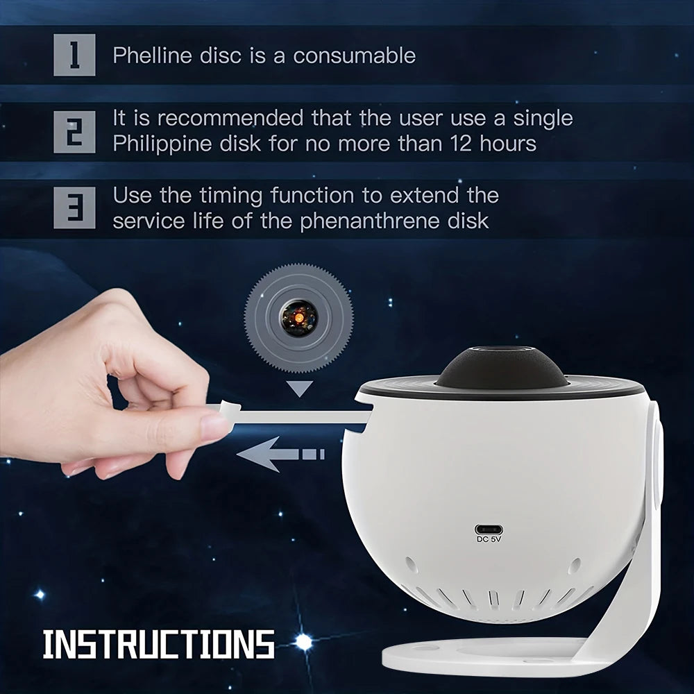 Mexllex Galaxy Ultral Star Projector LED Night Light 13 Discs