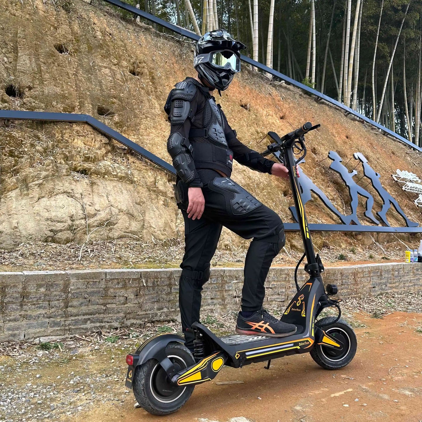 DriveTron Dual Motor Electric Scooter with Hydraulic Brakes Off Road