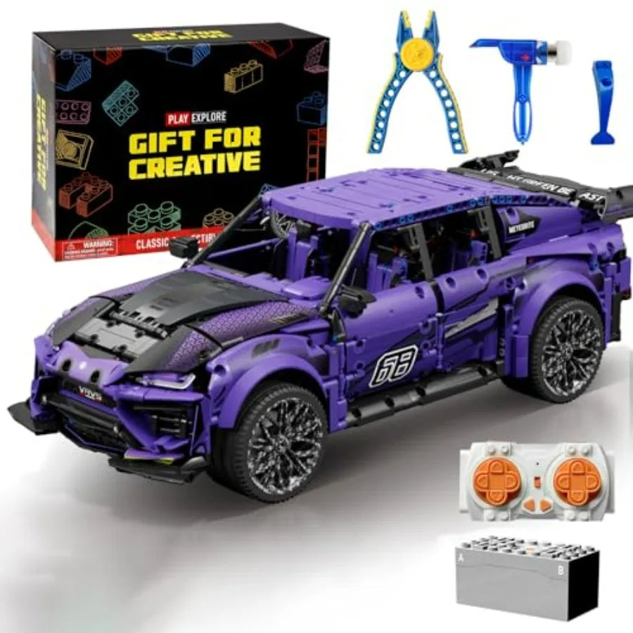 Remote Control Building Car Lego Compatible With Technic 1 To 8 SUV Model
