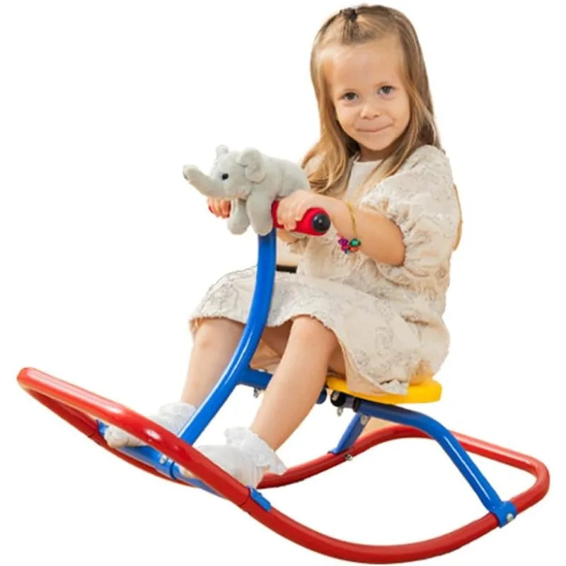 YTYIN Kids Rocking Horse Seesaw Rocker for Safe Home Playground
