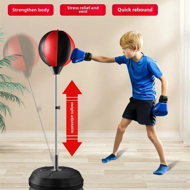 Guangdong Kids Boxing Training Set With 360 Degree Punch Ball