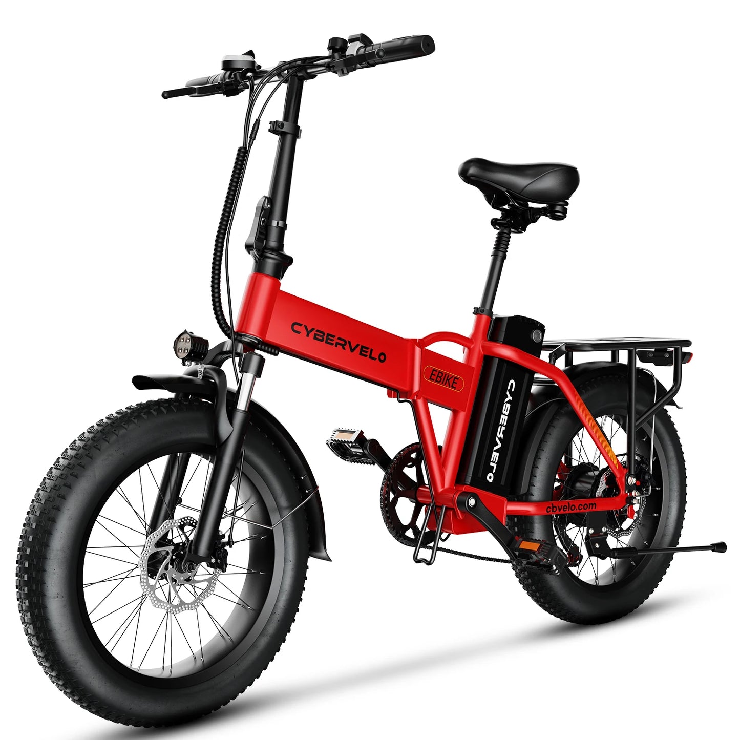 CYBERVELO MARS700 Folding Electric Bike With Removable Battery 80 Mile Range