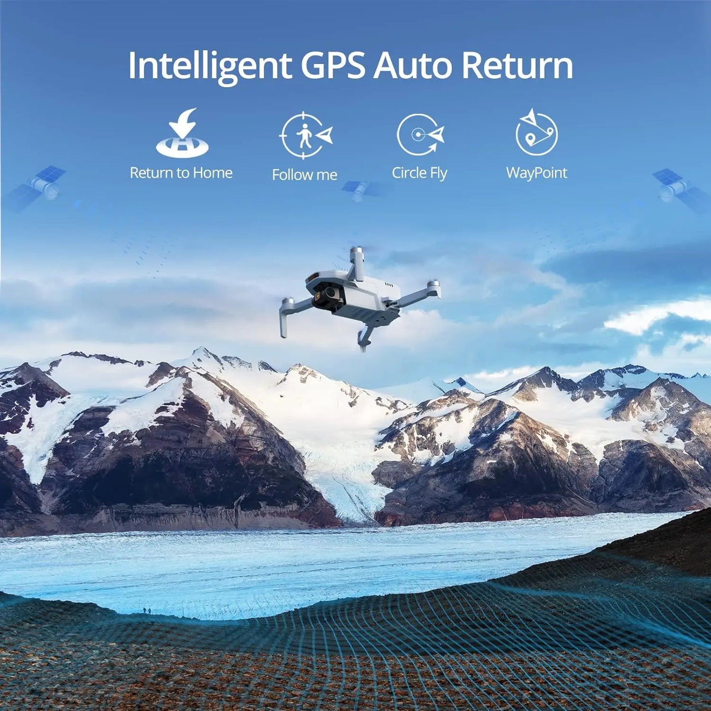 Potensic C0 Single Axis Gimbal 4K GPS Drone For Adults And Beginners