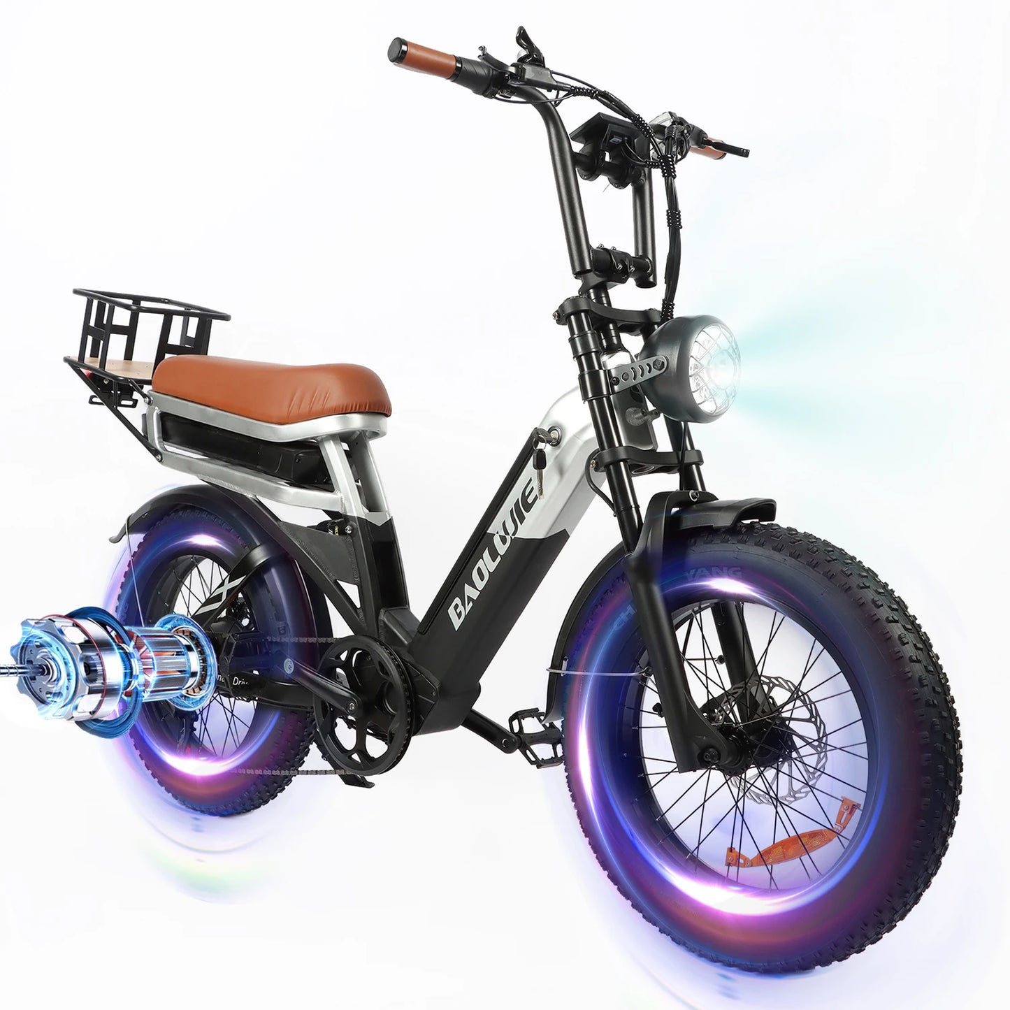 Baolujie DM01 60V 30Ah Electric Bike Long Range 42 MPH
