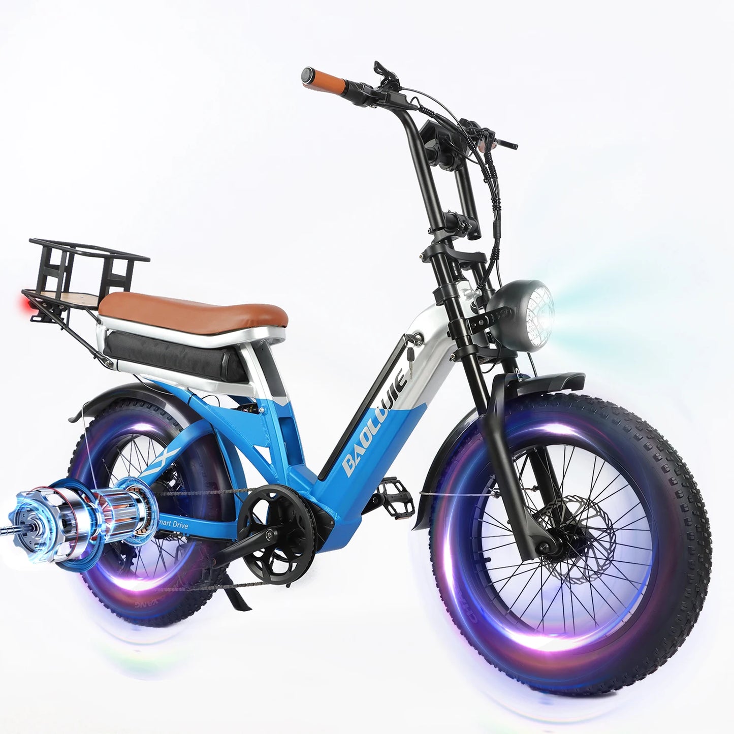 Baolujie DM01 60V 30Ah Electric Bike Long Range 42 MPH