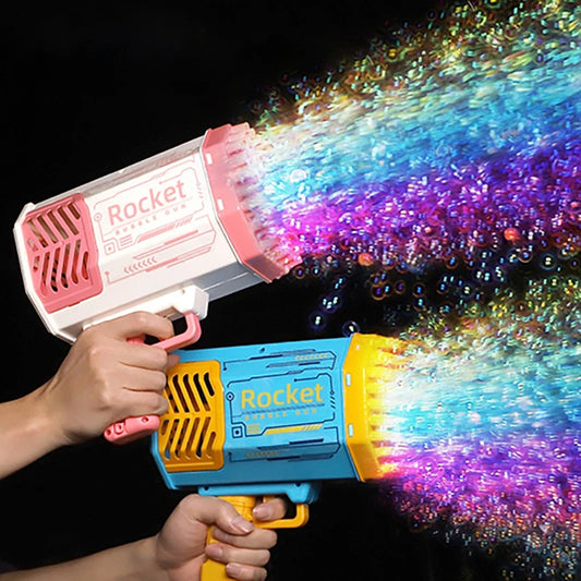 CONUSEA Bubble Gun 69 Hole Automatic Bubbles Blower For Kids Lights Toy