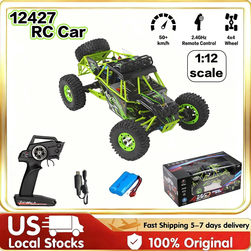 WLtoys RC Off Road Car 4WD High Speed Remote Truck