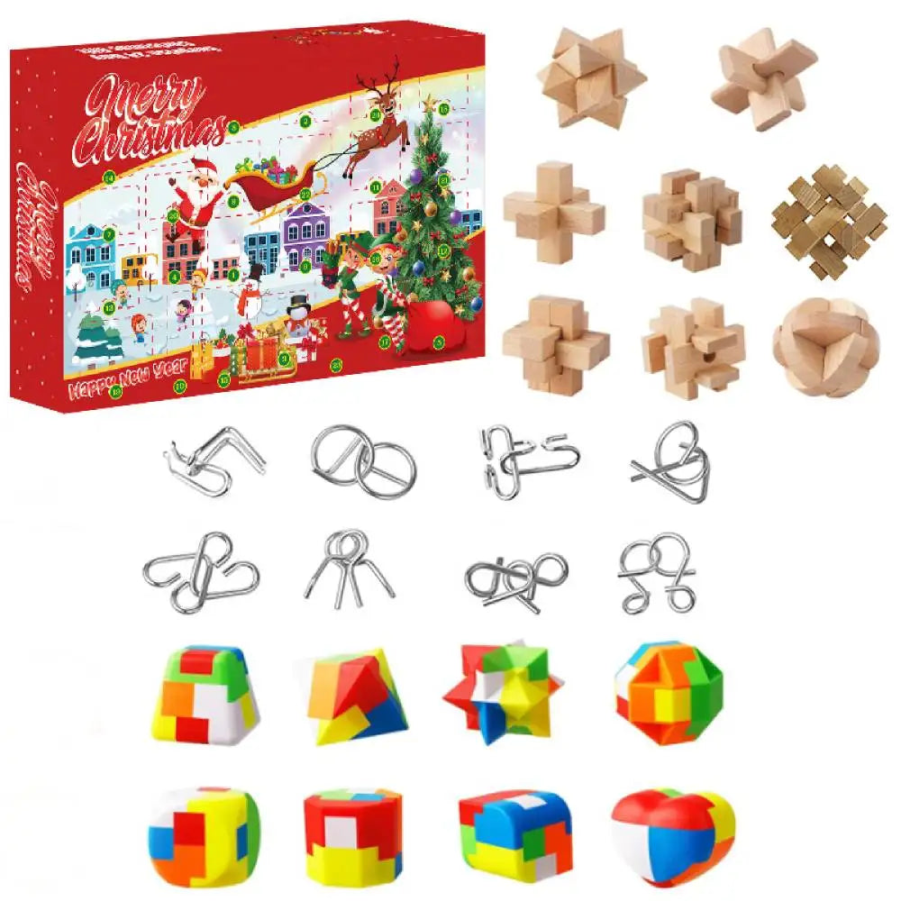 Advent Calendar Puzzle Toys Brain Teasers for Kids and Teens