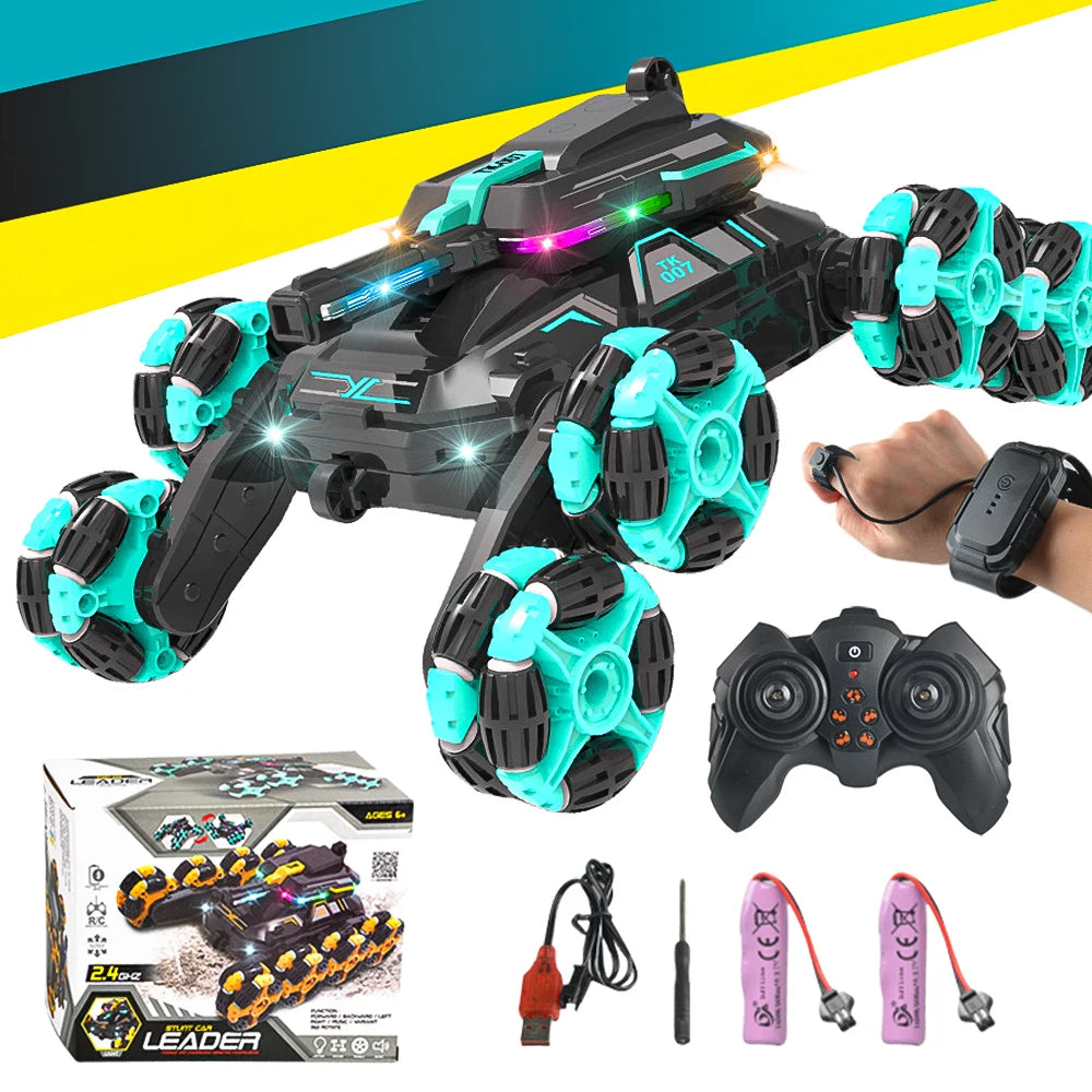 RC Stunt Car Double Sided Flip Remote Control High Speed