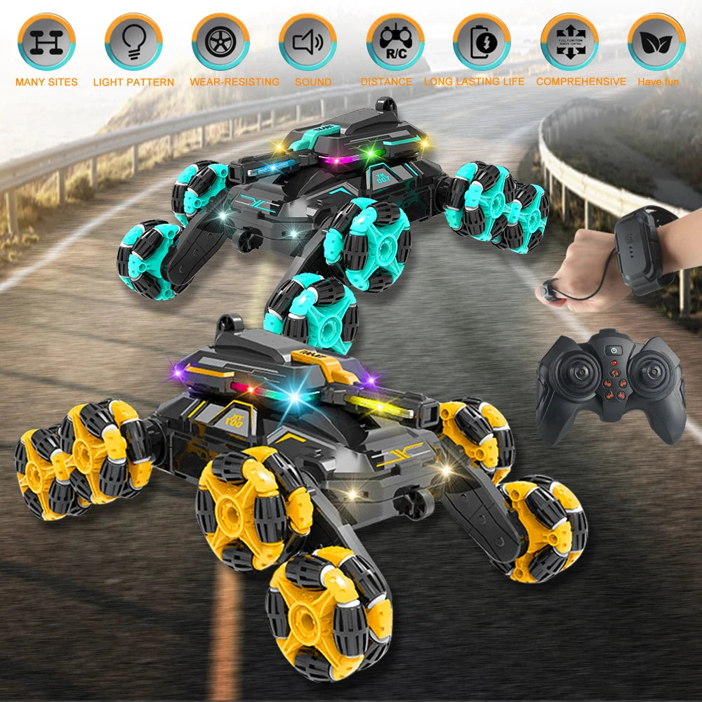RC Stunt Car Double Sided Flip Remote Control 2.4G Wireless