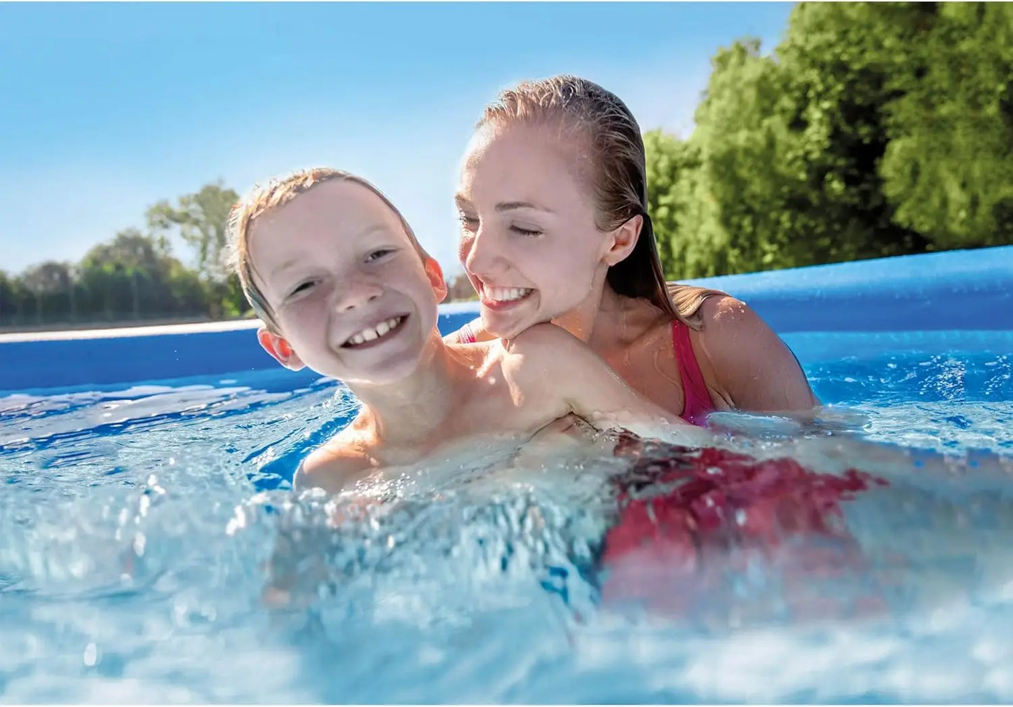 Inflatable Above Ground Pool With Filter Pump And Cartridges